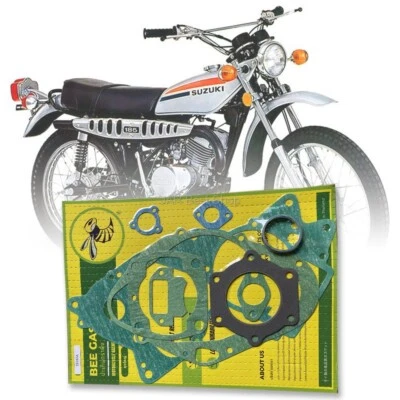 JUEGO COMPLETO JUNTA PIEZA MOTOR SUZUKI TS185A TS 185A pieza moto vintage 2T Foto 1 de 4