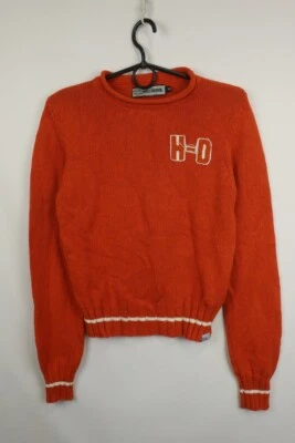Suéter Pullover Harley-Davidson Naranja Manga Larga Punto Apretado Cuello Redondo M Foto 1 de 4