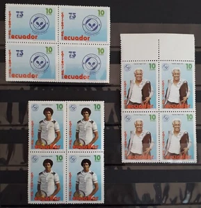 Ecuador 1986 Sc# 1126/28 (Block) Tennis Club Guayaquil - Picture 1 of 1