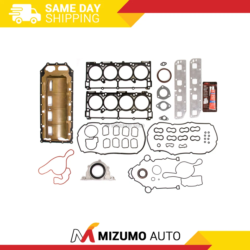 Juego completo de juntas para 03-08 Chrysler Aspen Dodge Durango Ram 1500 2500 5,7 345 OHV Foto 1 de 4