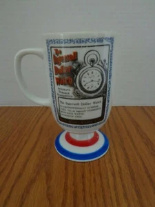 Ingersoll Dollar Watch Advertising Porcelain Mug Cup - VGC! - Picture 1 of 8