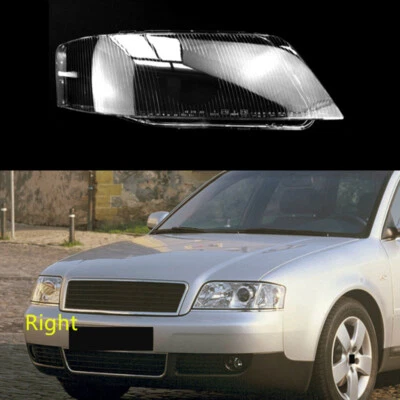 Cubierta de lente transparente para faros laterales derechos Audi A6 S6 1998-2001 reemplazar Foto 1 de 4