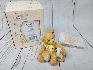 Cherished Teddies 910694 CHELSEA ""Gute Freunde sind ein Segen"" [Lamm und Herz] - Bild 1 von 6