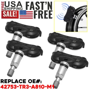 4PCS OE# 42753-TR3-A810-M1 Tire Pressure Sensor Monitor TPMS Fit for Honda CIVIC - Picture 1 of 12