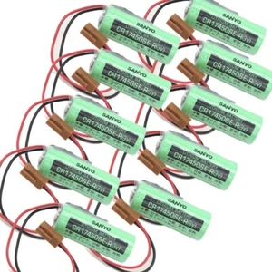 10pcs SANYO CR17450SE-R(3V) PLC Battery For FANUC A98L-0031-0012 - Picture 1 of 4