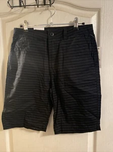 Univibe Ryland Cotton Chino Shorts, Big Boys Black Large Size 14 FREE SHIPPING - Picture 1 of 6
