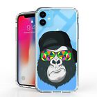 For iPhone 11 6.1" Hybrid  Bumper Shockproof Case Funky Gorilla DJ