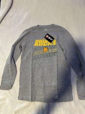 NWT Boys Genuine Stuff Gray Oregon Ducks Long Sleeve Size S T-Shirt $22 - Image 1 of 4