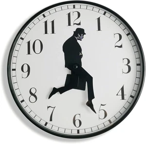 TANKRIN Ministry of Silly Walks Clock, Silly Walk Wall Clock, a Interesting Wall - Picture 1 of 12