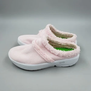 Oofos OOcoozie Low Womens 8.5 Pink Recovery Comfort Slip On Shoes - Picture 1 of 14