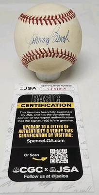 Johnny Bench Signed Rawlings Official National League Baseball JSA COA REDS A8 - Image 1 of 4