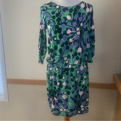 Tori Richard Honolulu Hawaii Resort Dress Abstract Cruise Beach USA L - Image 1 of 4