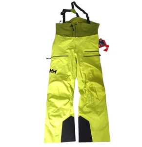 Helly Hansen Odin Mountain Infinity 3L Shell Bib Mens Size Large Yellow NWD - Picture 1 of 15