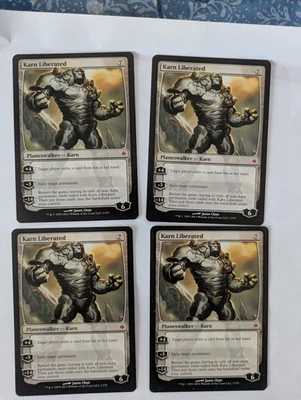 4 Karn Liberated New Phyrexia MTG NM Free shipping with tracking - Image 1 of 2