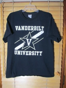 Vanderbilt University Commodores NCAA Gildan Herren T-Shirt L schwarz Stern Logo - Bild 1 von 4