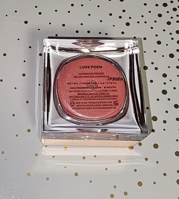 Jaclyn Cosmetics Luminous Rouge Blush in Love Poem 0.16oz Full Size Hard to Find - Image 1 of 2