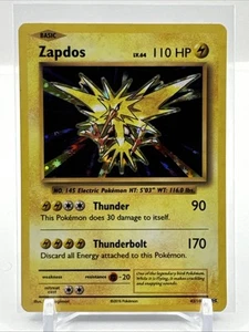Zapdos 42/108 Rare Holo - XY Evoluzioni - Inglese **SPEDIZIONE USA** - Foto 1 di 2