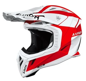 HELMET CASCO CROSS ENDURO AIROH AVIATOR ACE 2 IRON RED GLOSS TG M - Picture 1 of 3