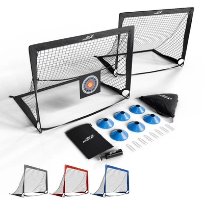 Fußballtor Goal Tor 2er Set Pop-up Kinder Tore Zubehör Indoor Garten ArtSport® - Bild 1 von 4