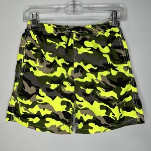 MC2 Saint Barth Boys Swim Beach Trunks Shorts Made In Italy Bright Camo 12Y - Picture 1 of 13