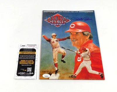 Pete Rose Signed Legends Sports Magazine Jan/Feb 1992 Reds JSA Auto - Image 1 of 3