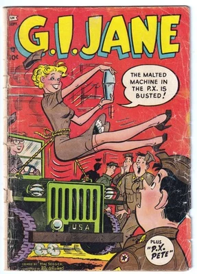 G.I. JANE 9 (1954 Stanhall) Bill Williams GGA; RARE; 9 CGCs; ONLY eBay; Fa/G - Image 1 of 3
