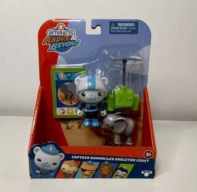 MOOSE ENTERPRISE Octonauts Above & Beyond Captain Barnacles Skelett Küste Spielset mit Elefant