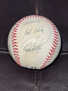 Barry Larkin Autographed Signed Official National League Baseball To Angelo - Picture 1 of 7