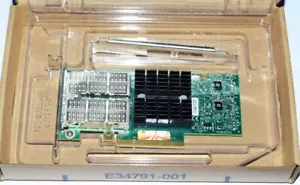 Mellanox MCX354A-FCBT CX354A ConnectX-3 VPI 40/56GbE Dual-Port QSFP Adapter - Picture 1 of 4