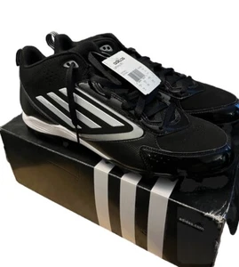 Adidas Lightning MD mens lace up football cleats shoes black size 14 G65940 - Picture 1 of 8