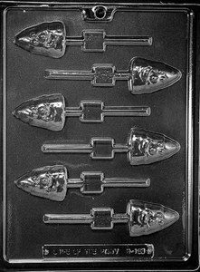 NEW Halloween Candy Mold / CANDY CORN / Chocolate Fondant Plaster Clay Lolly - Picture 1 of 1