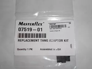 Genuine MASTERFLEX 07519-01 Replacement Tang Adapter Kit (2 Large & 2 Small) NEW - Picture 1 of 6