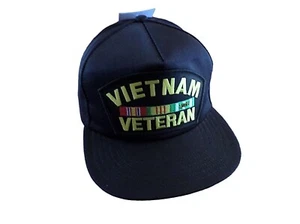 U.S MILITARY VIETNAM VETERAN HAT BALL CAP U.S.A MADE - Picture 1 of 8