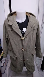 Montgomery Historic Center Men's Used Leather Jacket Size L Green XXC207L - Picture 1 of 10