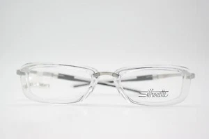 Brille Silhouette SPX 2817 /10 Transparent Silber Eckig Brillengestell Neu - Picture 1 of 5