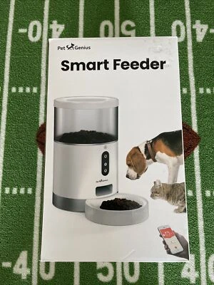 Pet Genius SmartFeeder with Wi-Fi Smartphone Controlled 4L Tank Dual Power - Image 1 of 4