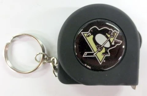 Pittsburgh Penguins NHL 6ft Tape Measure Keychain Cover