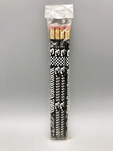 Package of 4 Pencils Nascar Dale Earnhardt 3 Car Checkered Flag Wincraft Racing Cover