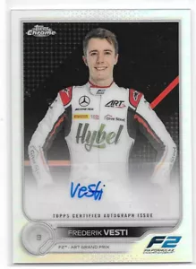 2022 Topps Chrome Formula 1 Autographs #CACFV Frederik Vesti - Picture 1 of 2