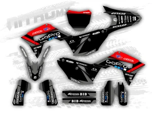 Graphics Kit fits Honda CRF 450 R CRF 450R 2017 2018 2019 2020 Decals Stickers - Picture 1 of 1