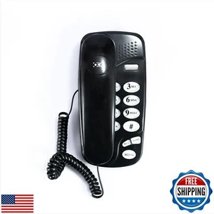 VDTG Old Style Wall Phone-Freely Adjust The Volume Landline Phone, Classic Re - Zdjęcie 1 z 5