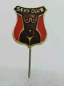 Sexy club night club naked woman, Croatian vintage pin, badge, lapel ! - Picture 1 of 2