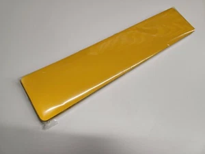 100x Licence Number Plate Dry Oblong Reflective Backing Yellow Rear LUMALITE - Picture 1 of 2
