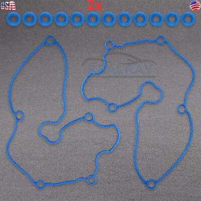 2x Juntas de cubierta de válvula de motor para Mercury Mountaineer 2001-2010 4,0 L V6 GAS SOHC Foto 1 de 4
