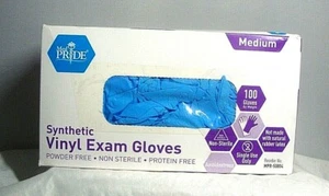 Medpride Untersuchungshandschuhe aus synthetischem Vinyl - Medium - Bild 1 von 2