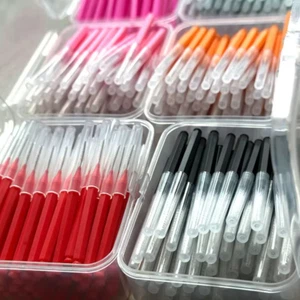 30-120 Stück Interdentalbürsten für Zahnreinigung, Dental Mundhygiene Werkzeuge UK - Bild 1 von 31