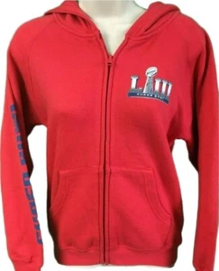 NFL New England Patriots Super Bowl LIII Zip-Up Hoodie Youth Large 14 NWT - Picture 1 of 5