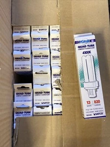 Satco Quad Tube Compact Fluorescent 4100K S8320 Box Of 50 - Picture 1 of 5
