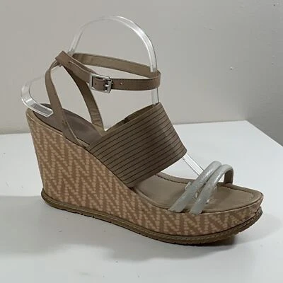 Kenneth Cole 棕色皮革女式凉鞋 9 码 — 第 1/4 张图片