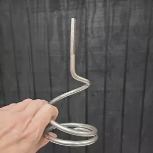 (48) Attrezzatura Coclea Acciaio Inox Saldatura Rottami Parte Arti Mestieri Resistente - Foto 1 di 13